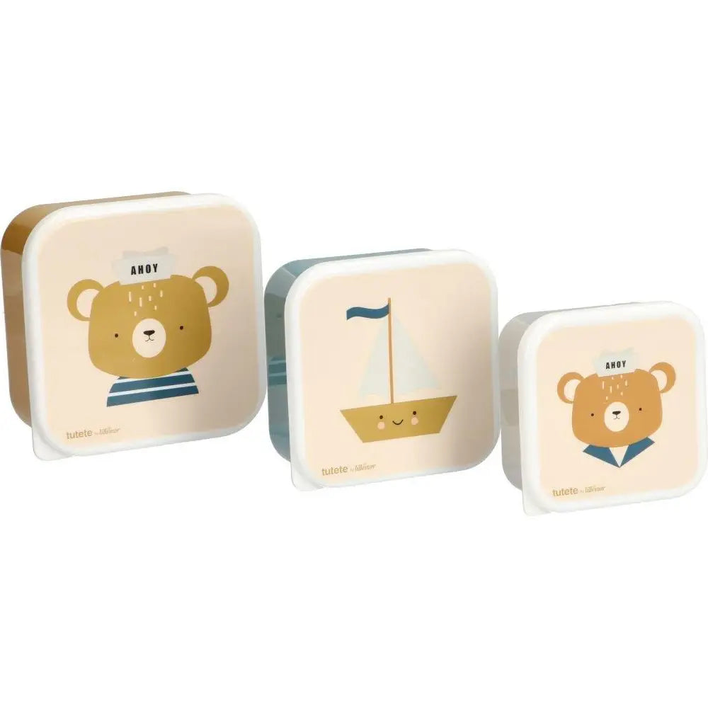 Set de 3 boîtes à lunch