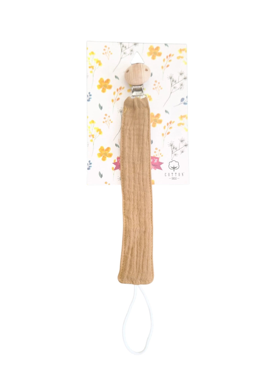 Attache sucette coton biologique