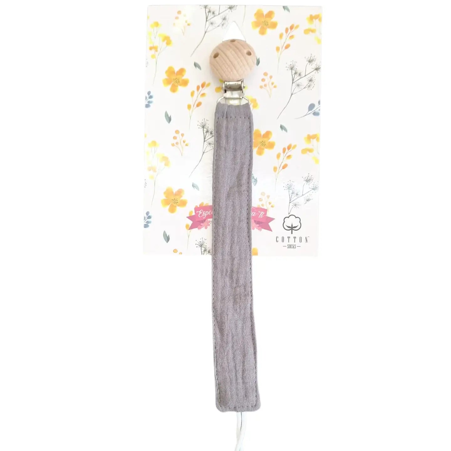 Attache sucette coton biologique