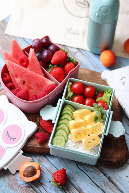 Boîte à goûter Chat menthe
