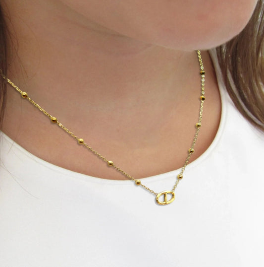 Collier en acier inoxydable Lila