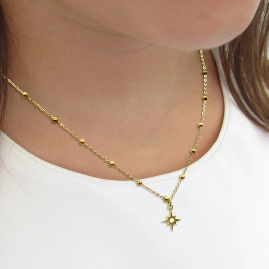 Collier en acier inoxydable éclat