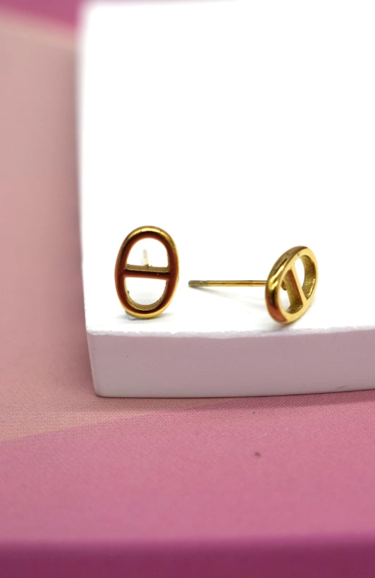 Boucles d'oreilles en acier inoxydable Léa