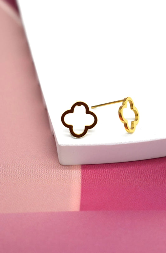 Boucles d'oreilels en acier inoxydable Lila