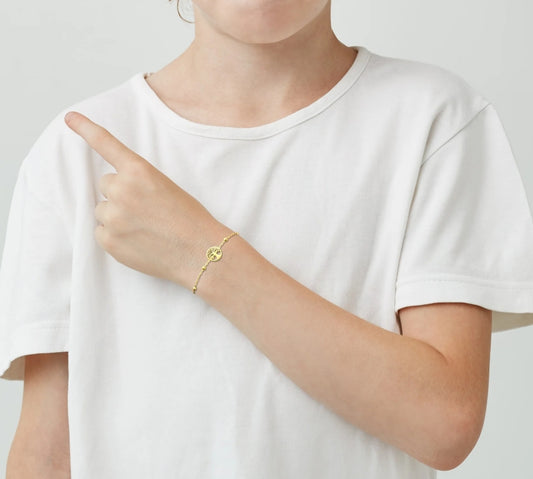 Bracelet en acier inoxydable arbre de vie
