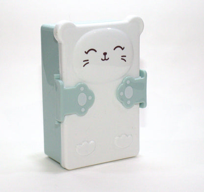 Boîte à goûter Chat menthe
