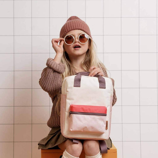 Sac à dos Colorblock – Sable Sensationnel